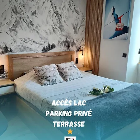 Sublime Studio Proche Du Lac Avec Parking Prive Viviers-du-Lac Exterior photo